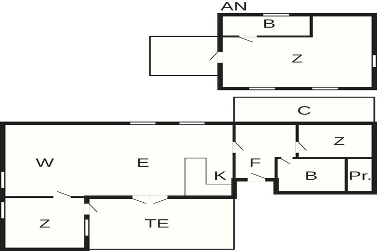 6 persoons vakantie huis in Rødby-By Traum-Plattegrond
