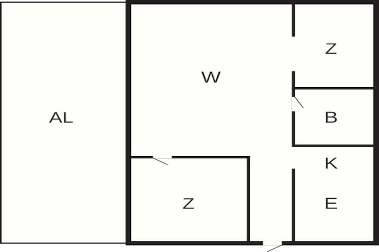 Stylish Holiday Apartment on Oland-Floor plan