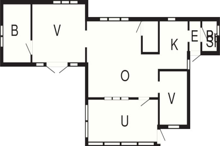 Maison de vacances pour 4 a SKÅNES-FAGERHULT - Plan