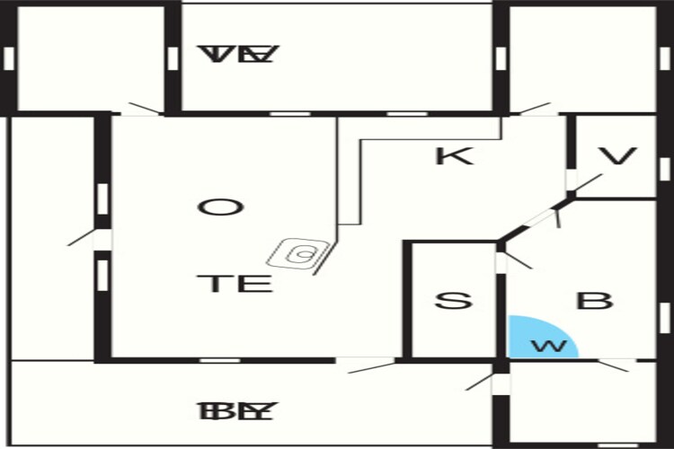 6 persoons vakantie huis in Knebel-By Traum-Plattegrond