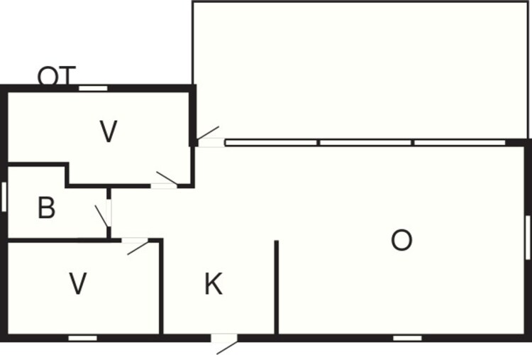 6 persoons vakantie huis in Højslev-Plattegrond