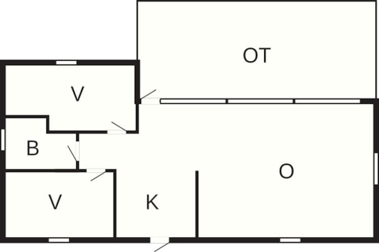 6 persoons vakantie huis in Højslev-Plattegrond