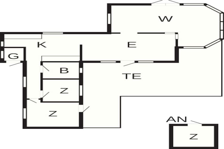 6 persoons vakantie huis in Ebeltoft-By Traum-Plattegrond