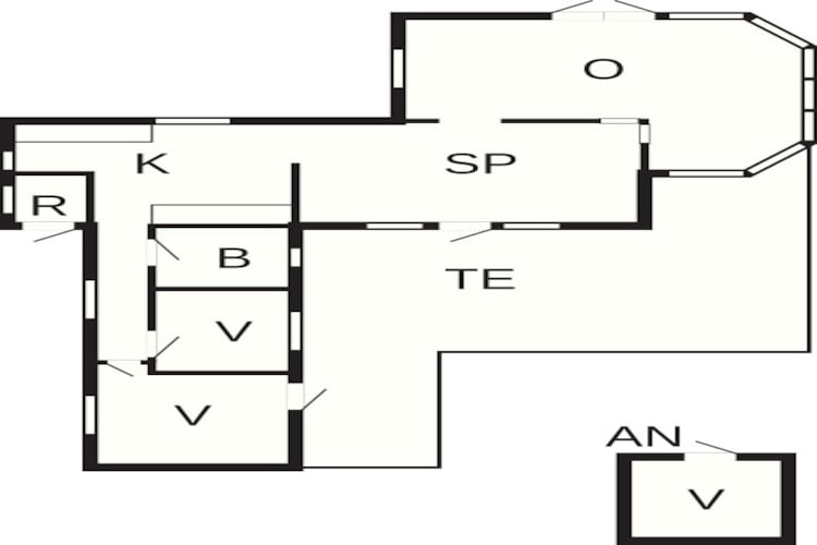 6 persoons vakantie huis in Ebeltoft-By Traum-Plattegrond