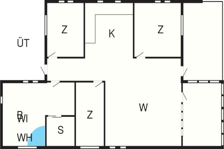 6 persoons vakantie huis in Glesborg-By Traum - Plattegrond