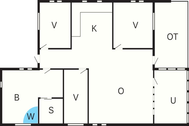 6 persoons vakantie huis in Glesborg-By Traum - Plattegrond