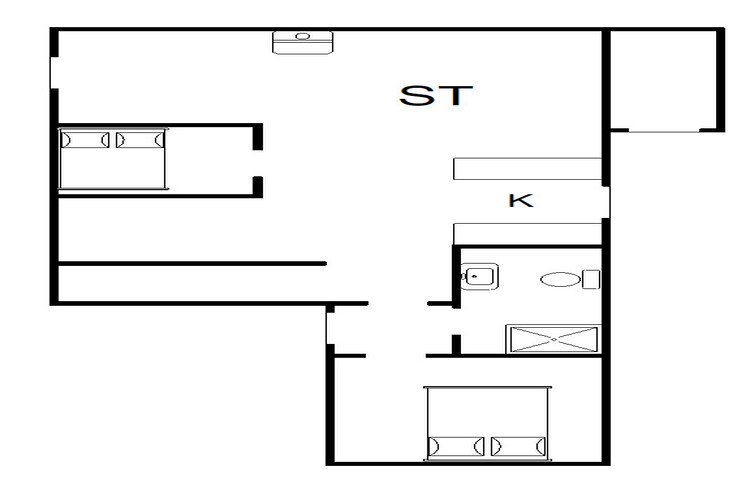 Gezellig strandverblijf -- By Traum Ferienwohnungen - Plattegrond
