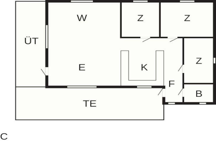 6 persoons vakantie huis in Væggerløse-By Traum-Plattegrond