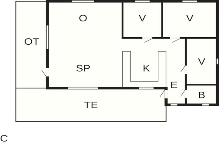 6 persoons vakantie huis in Væggerløse-By Traum-Plattegrond