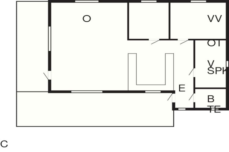 Maison de vacances pour 6 personnes à Væggerløse - Plan