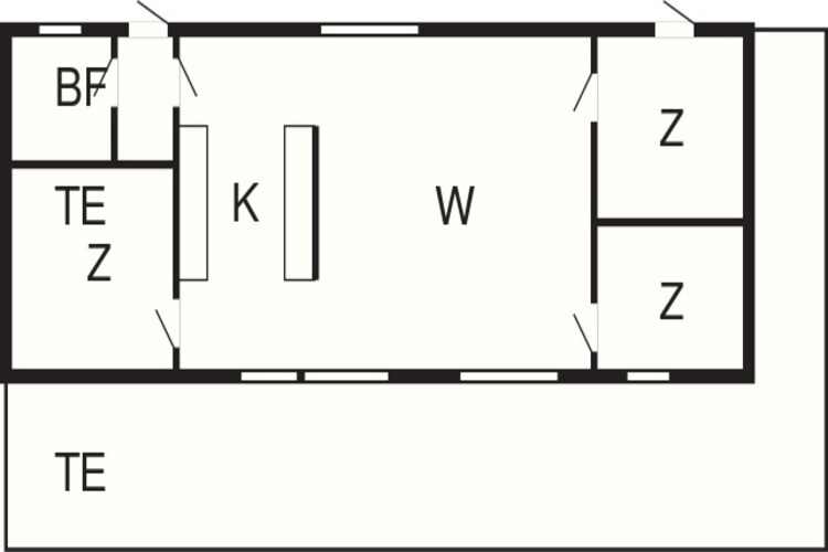 6 persoons vakantie huis in Væggerløse-By Traum-Plattegrond