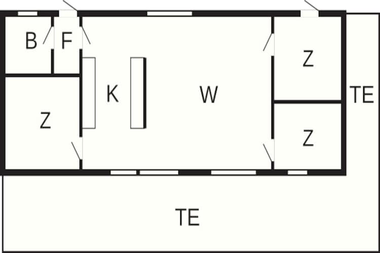 6 persoons vakantie huis in Væggerløse-By Traum-Plattegrond