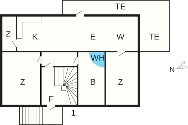 5 persoons vakantie huis in Frederikstad-By Traum-Plattegrond