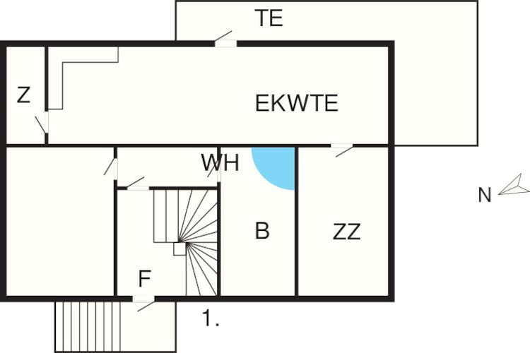 5 persoons vakantie huis in Frederikstad-By Traum - Plattegrond