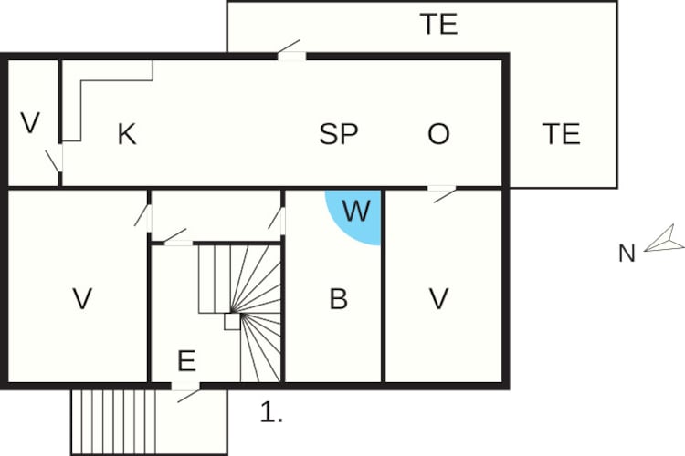 5 persoons vakantie huis in Frederikstad-By Traum - Plattegrond