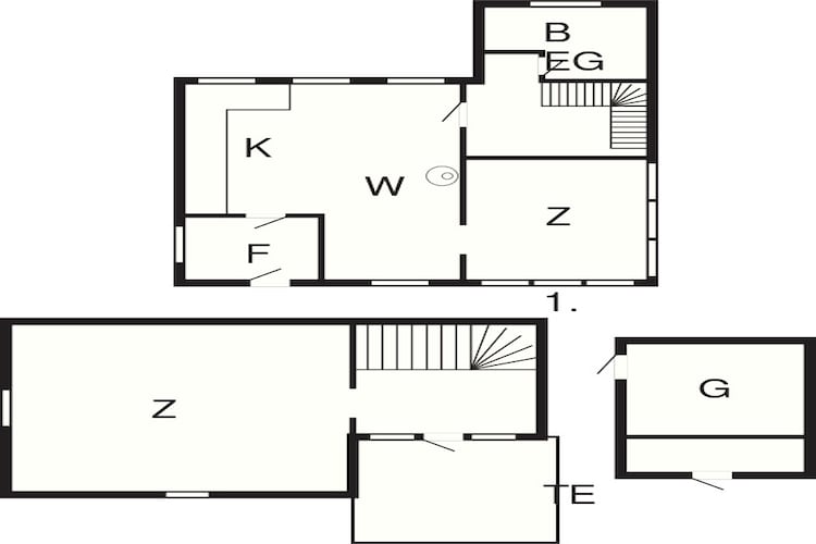 Sfeervol Vissershuisje -- By Traum Ferienwohnungen-Plattegrond