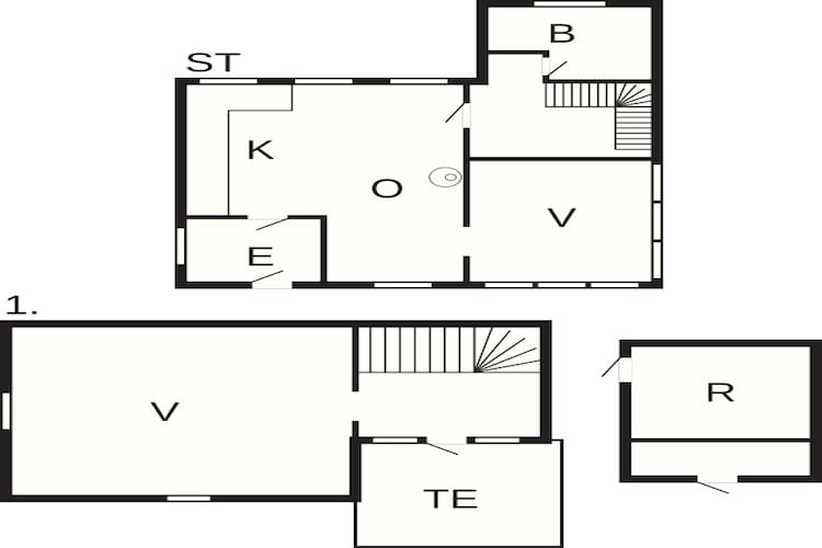 Sfeervol Vissershuisje -- By Traum Ferienwohnungen-Plattegrond