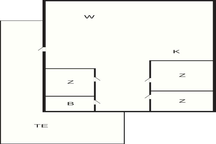 6 persoons vakantie huis in Roslev-By Traum-Plattegrond