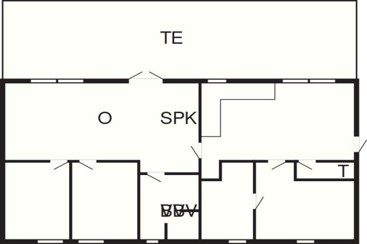 6 persoons vakantie huis in Stege-Plattegrond