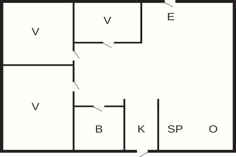 6 persoons vakantie huis in Nibe-By Traum-Plattegrond