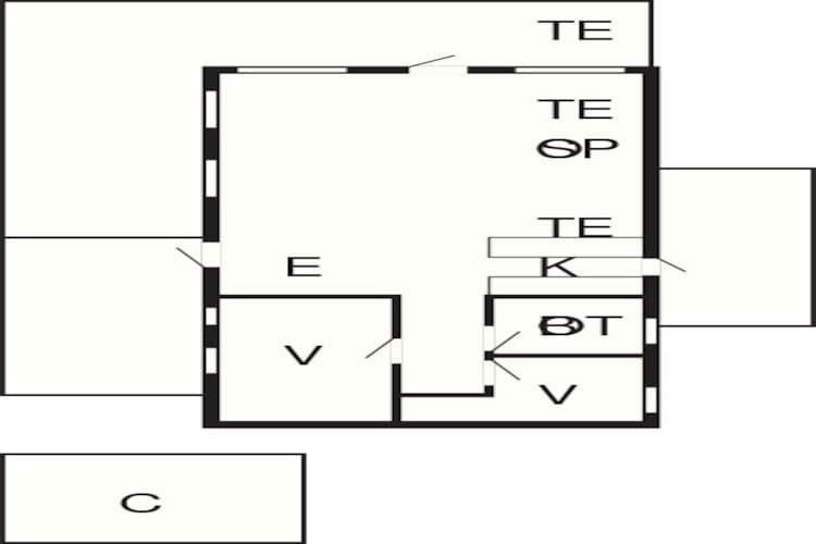 4 persoons vakantie huis in Knebel-By Traum-Plattegrond