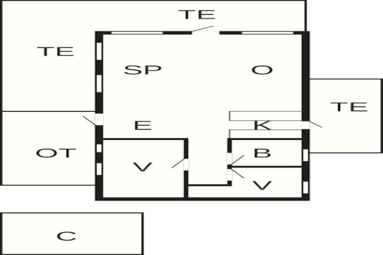4 persoons vakantie huis in Knebel-By Traum-Plattegrond