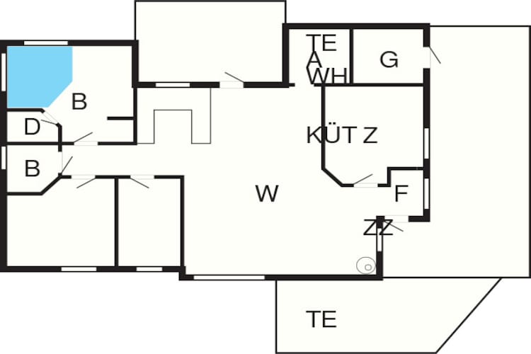 6 persoons vakantie huis in Hals-By Traum - Plattegrond