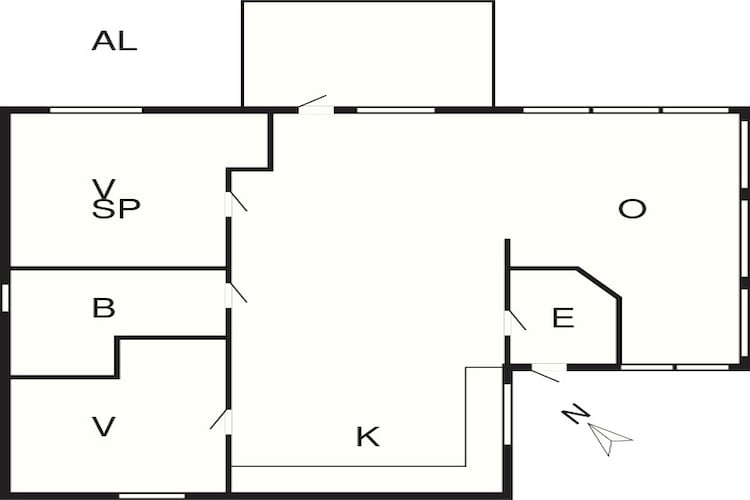 Strandgeluk in Sandkas -- By Traum Ferienwohnungen-Plattegrond
