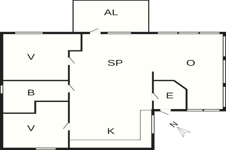 Strandgeluk in Sandkas -- By Traum Ferienwohnungen-Plattegrond