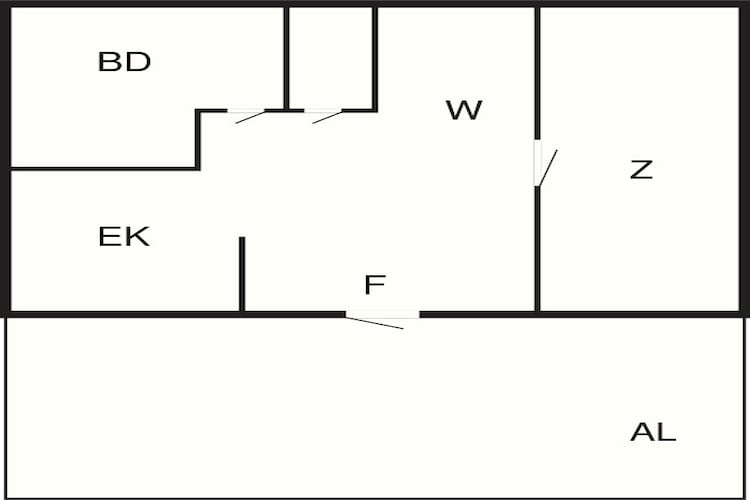 Cottage confortable près de la plage à Ahus - Plan