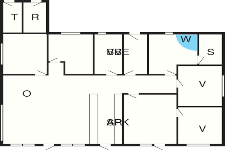 10 person holiday home in Sjølund-By Traum-Floor plan
