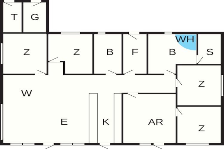 10 persoons vakantie huis in Sjølund-By Traum-Plattegrond