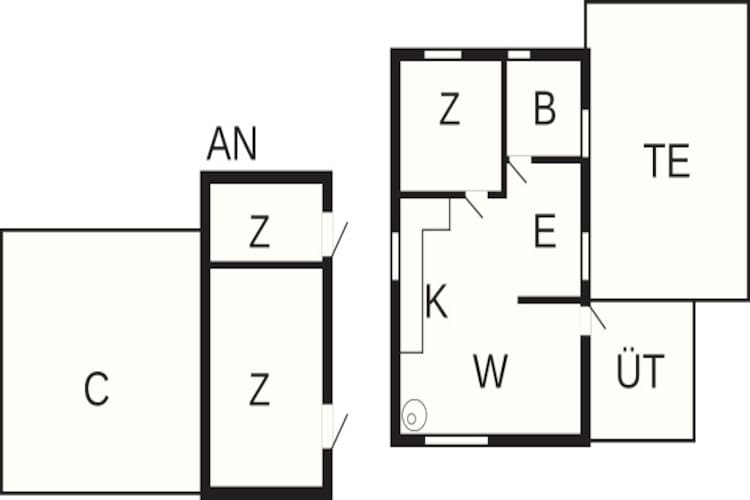 6 persoons vakantie huis in Rønde-By Traum-Plattegrond