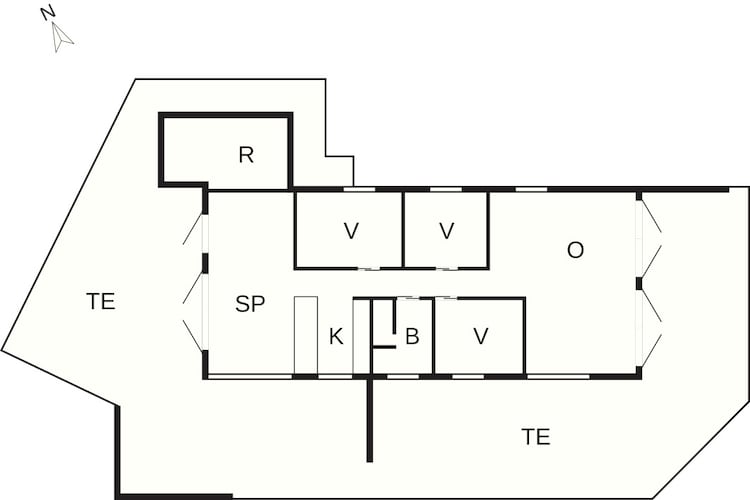 6 persoons vakantie huis in Saltum-By Traum-Plattegrond