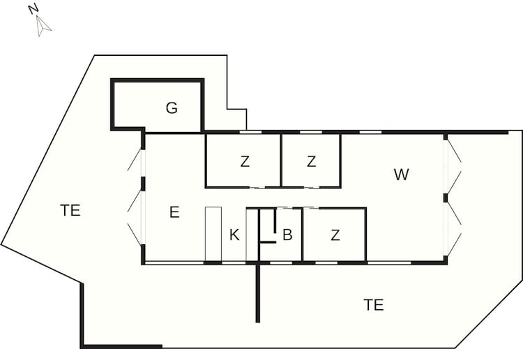 6 persoons vakantie huis in Saltum-By Traum-Plattegrond