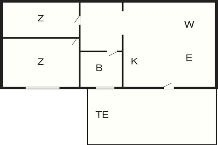 4 person holiday home in HORN-By Traum-Floor plan