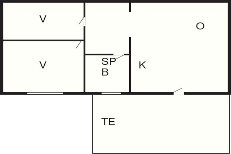 4 person holiday home in HORN-By Traum-Floor plan