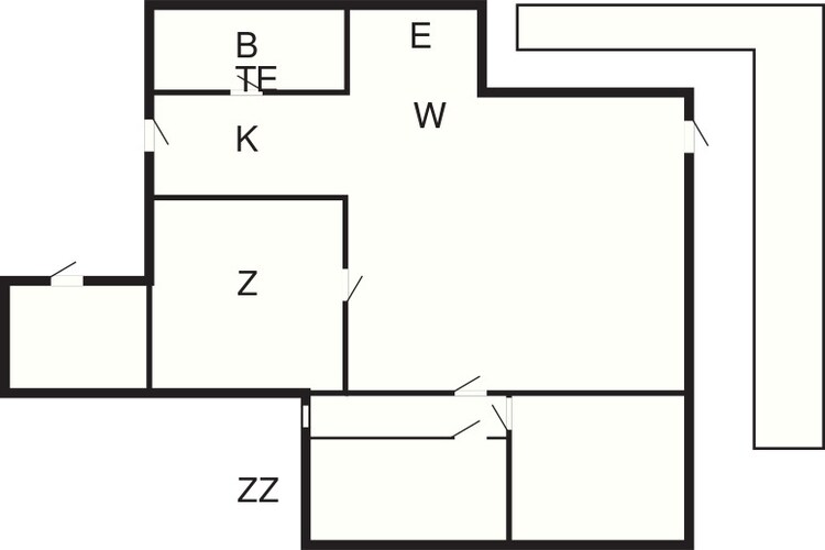 5 persoons vakantie huis in Gilleleje-By Traum-Plattegrond