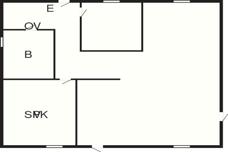 Maison de vacances pour 6 a Bedsted Thy-By Traum-Plan d'étage