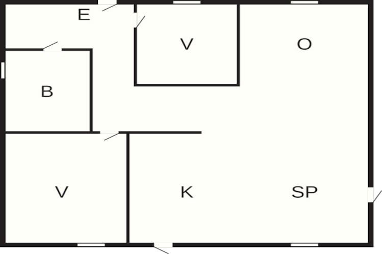 6 persoons vakantie huis in Bedsted Thy-By Traum-Plattegrond