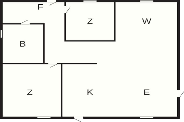 Maison de vacances pour 6 a Bedsted Thy-By Traum - Plan
