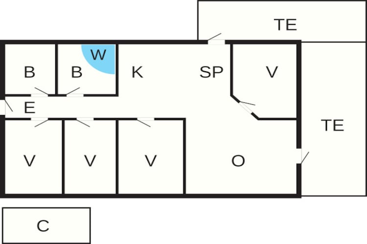 9 persoons vakantie huis in Humble-By Traum-Plattegrond