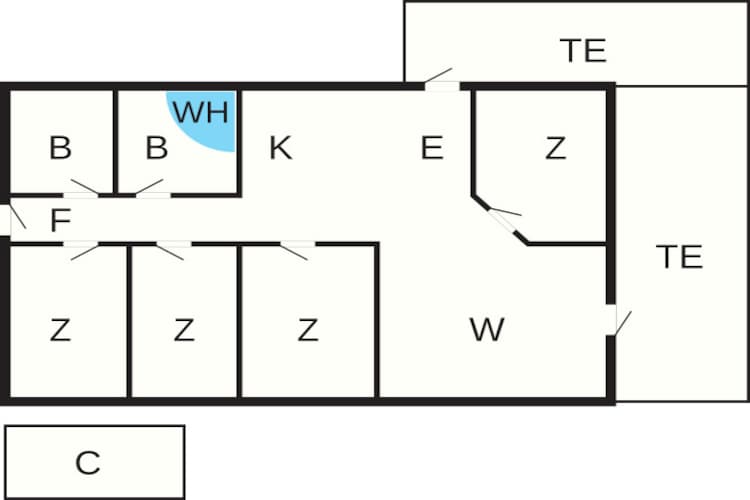 9 persoons vakantie huis in Humble-By Traum-Plattegrond