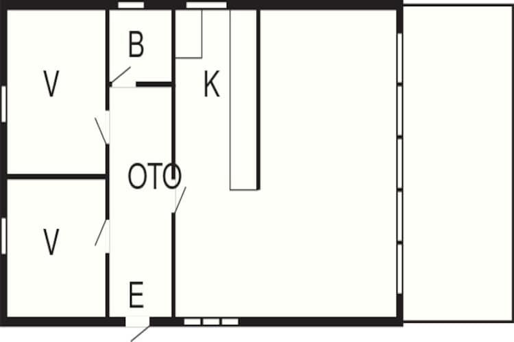Maison de vacances pour 4 a Hals-By Traum - Plan