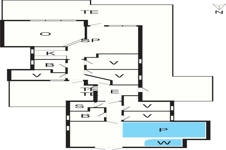 Betoverend Noords Toevluchtsoord -- By Traum Ferienwohnungen-Plattegrond