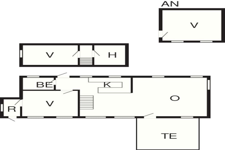 6 persoons vakantie huis in Løkken-By Traum-Plattegrond