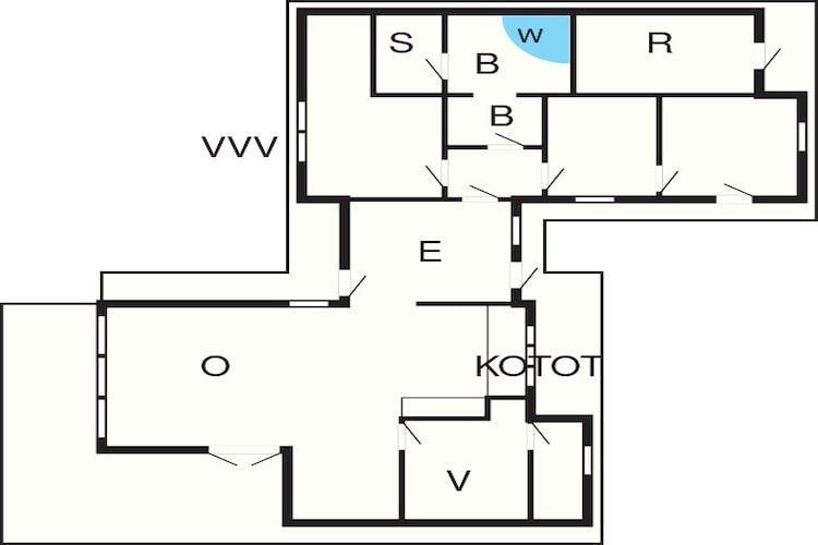 8 persoons vakantie huis in Løkken-By Traum - Plattegrond