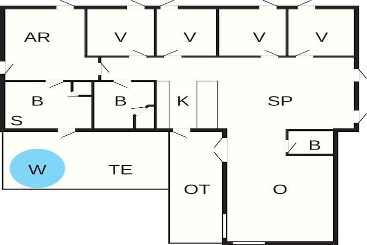 14 persoons vakantie huis in Væggerløse-By Traum-Plattegrond