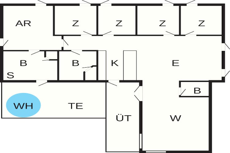 14 person holiday home in Væggerløse-By Traum - Floor plan
