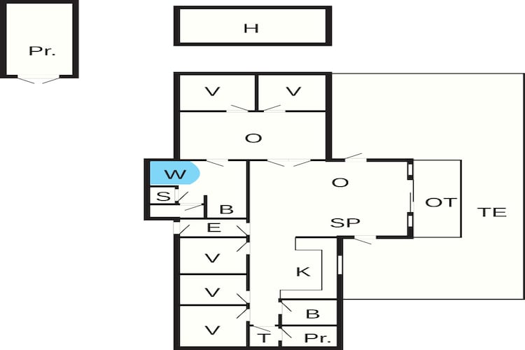 Rustig toevluchtsoord bij strand -- By Traum Ferienwohnungen-Plattegrond
